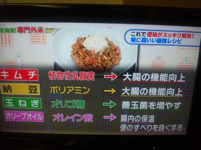 予約殺到!スゴ腕の専門外来SPで放送☆便秘解消に効く最強食材とは?